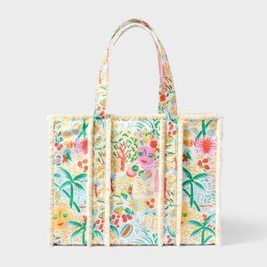 Roller Rabbit x Target Canvas Beach Tote Bag